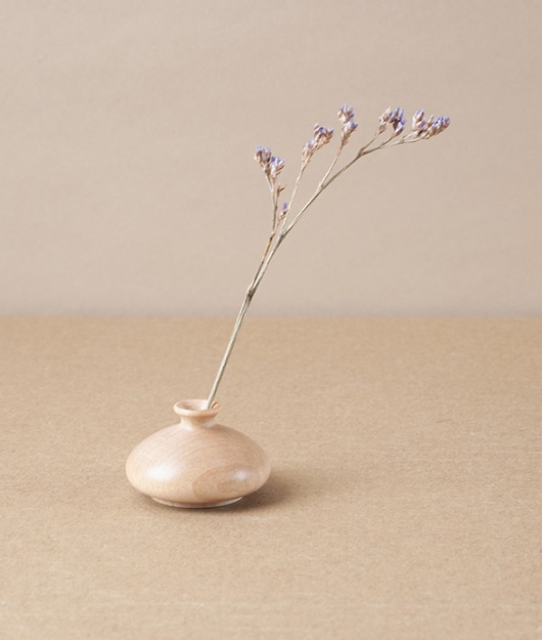 Chiisaki Hanaire Wooden Flower Vase, Tokuri