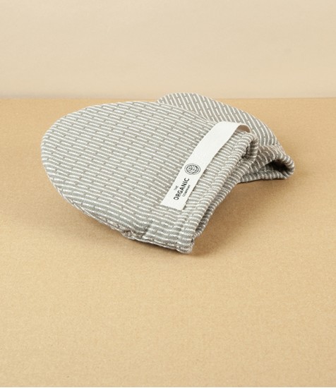 Organic Cotton Mini Oven Mitts, Clay