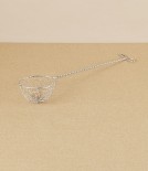 Pea Scoop or Fondue Skimmer, Stainless Steel Wire