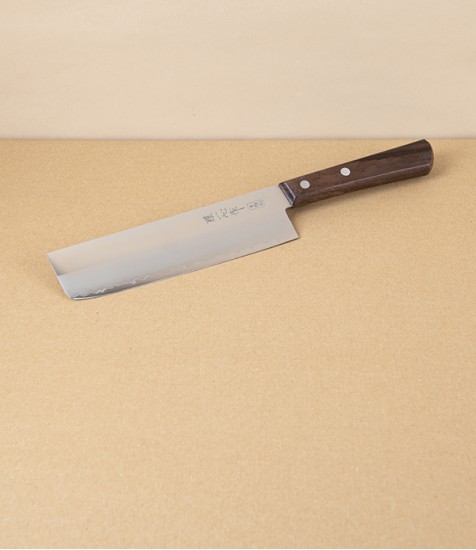 Miyabi Isshin Nakiri Knife with Rosewood Handle, 17cm