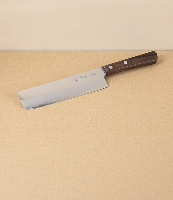 Miyabi Isshin Nakiri Knife with Rosewood Handle, 17cm