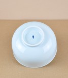 Mizu-mizu Japanese porcelain bowl, Blue