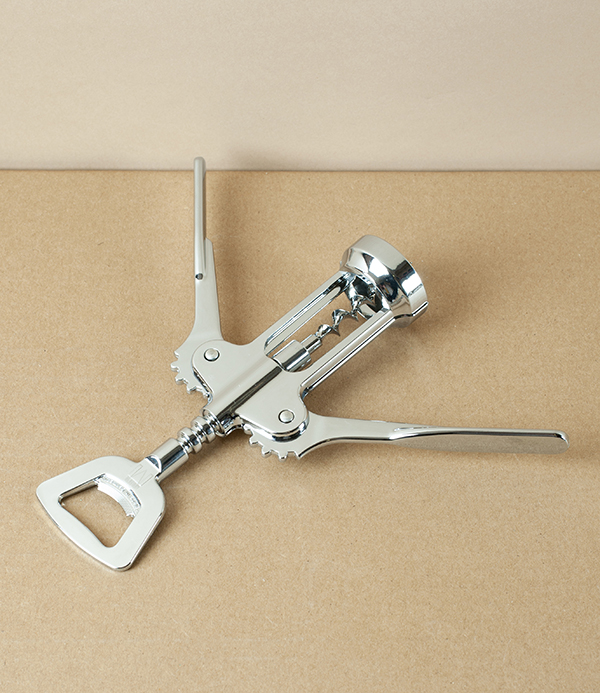 Monopol Lever Corkscrew, Die-Cast Zinc & Steel