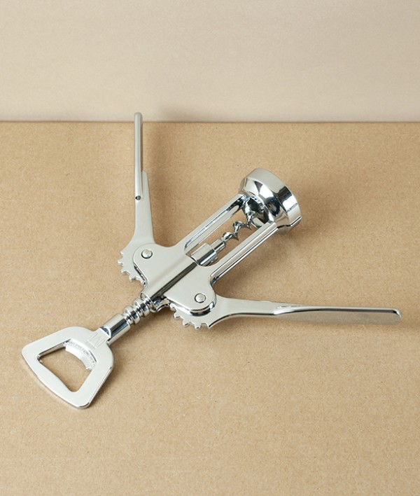 Monopol Lever Corkscrew, Die-Cast Zinc & Steel