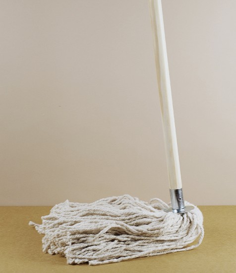 Mop & Broom Handle, Hardwood, 4'