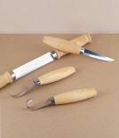 Mora 220 Wood Splitting Knife, Stainless Steel