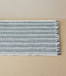 Mourne Stream Table Runner, Black & White