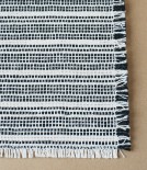 Mourne Stream Table Runner, Black & White