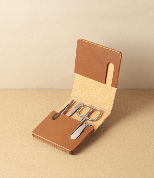 Mühle Travel Manicure Set with Leather Case