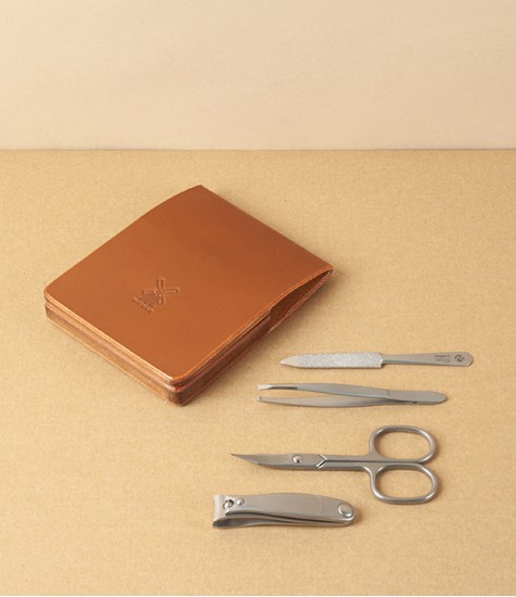 Mühle Travel Manicure Set with Leather Case