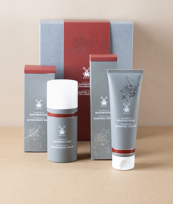 Mühle Shaving Set, Sandalwood Cream & Balm