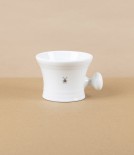 Mühle White Porcelain Shaving Crucible with Handle