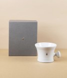 Mühle White Porcelain Shaving Crucible with Handle