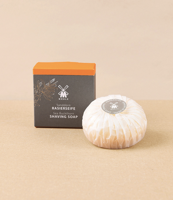Mühle Shaving Soap, Sea Buckthorn