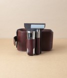 Mühle Travel Razor & Shaving Brush, Leather Case