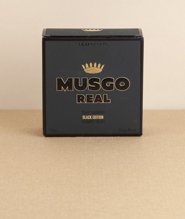 Musgo Real Black Edition solid shampoo