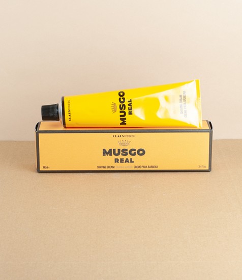 Musgo Real shaving cream, Orange Amber