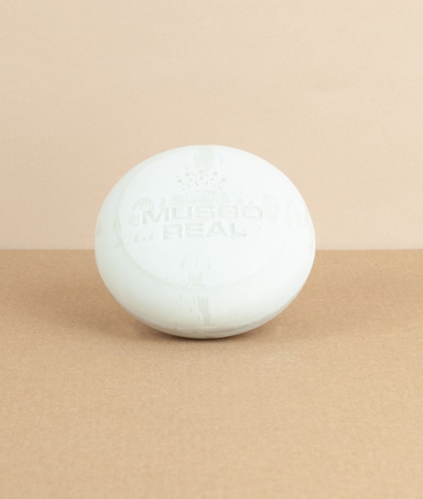 Musgo Real Stainless Steel Shaving Bowl with Soap, Classic Scent