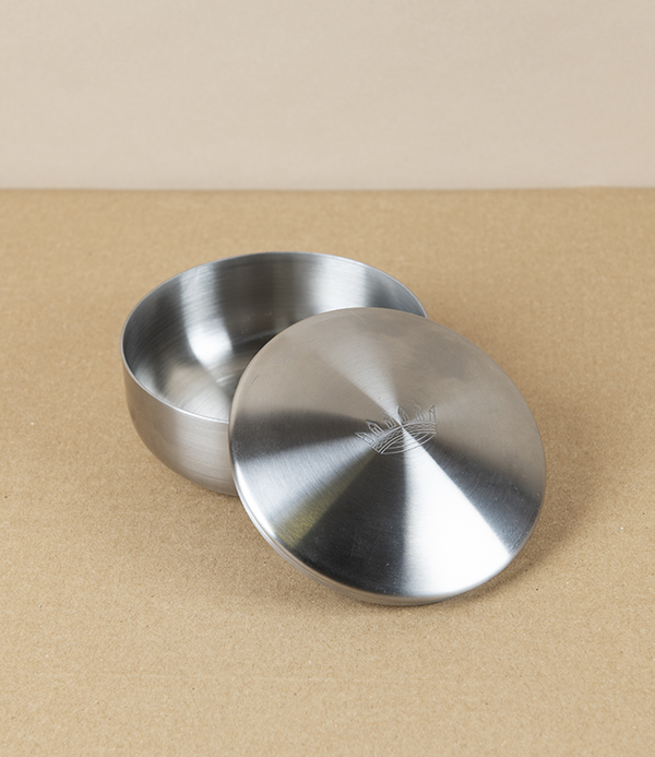 Musgo Real Stainless Steel Shaving Bowl