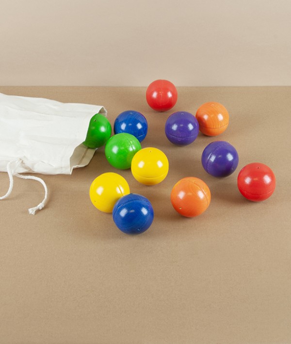 Hand Crafted Set of Twelve Musical Balls