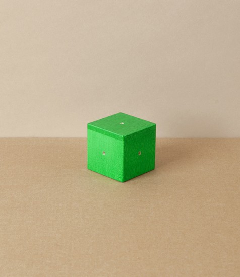 Wooden Musical Cube, Green