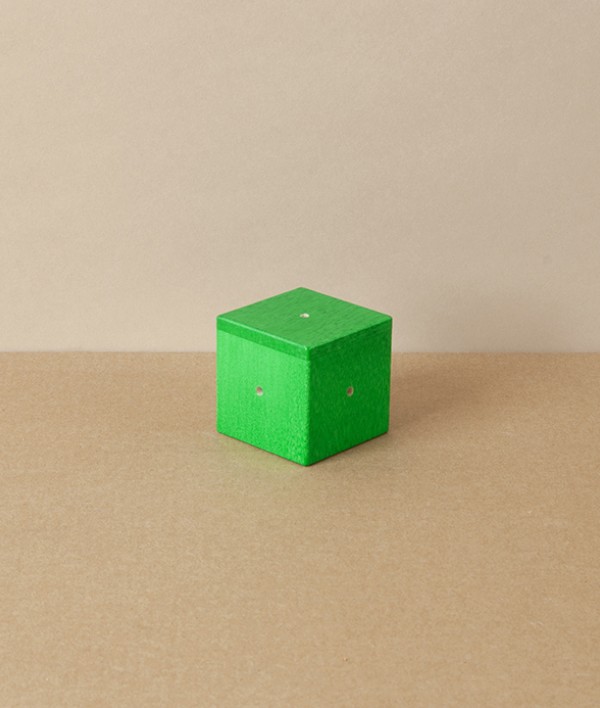 Wooden Musical Cube, Green