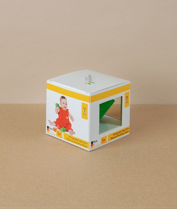 Wooden Musical Cube, Green