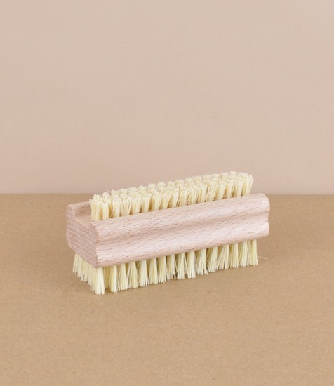 Swedish nail brush, ash & tampico