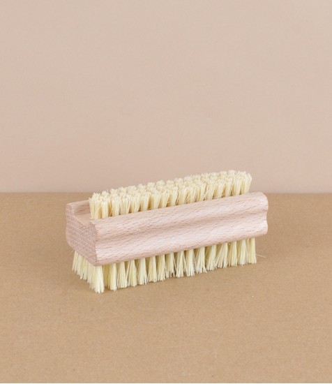 Swedish nail brush, ash & tampico
