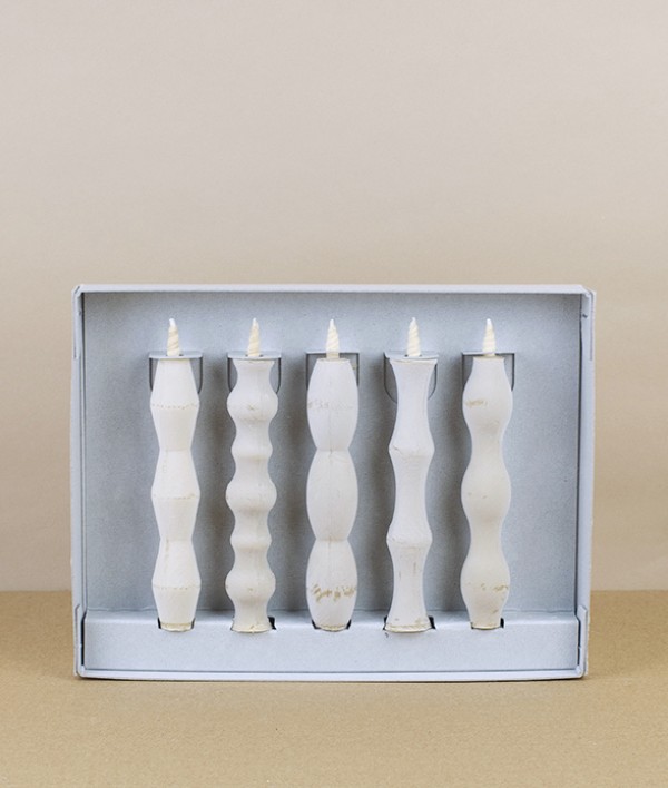 Nanao Sumac Wax Candles, Set of 5