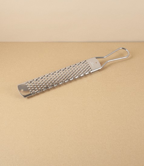 Italian Handheld Grater, Large, Stainless Steel 