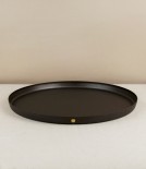 English Spun Iron Baking or Serving Tray, 12"