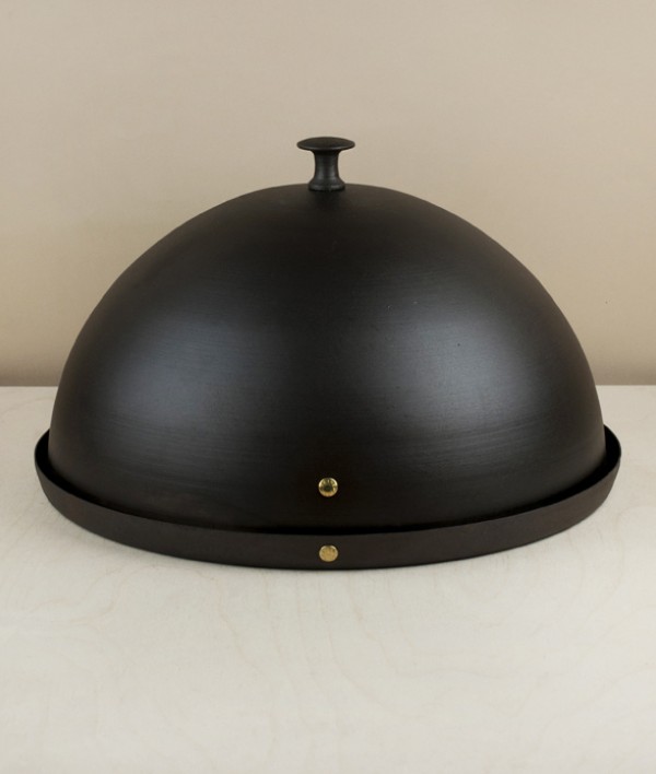 Spun Iron Baking Dome or Cloche