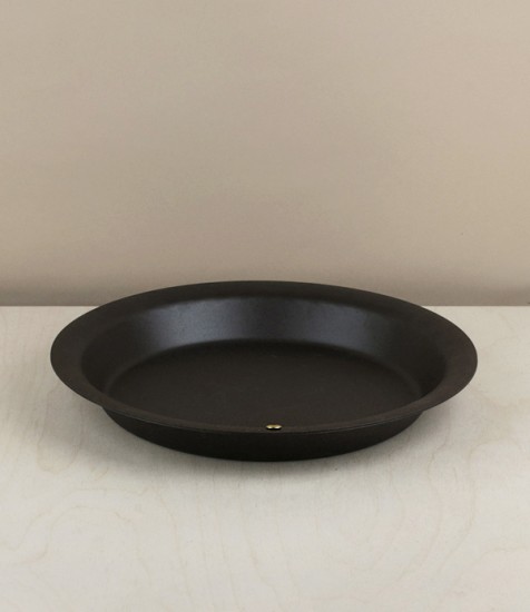 English Spun Iron Pie Dish, 10"