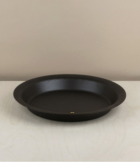 English Spun Iron Pie Dish, 10"