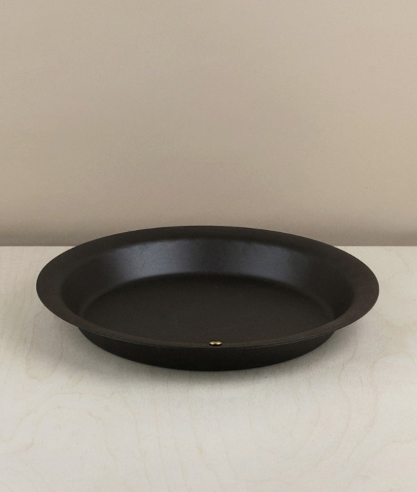 English Spun Iron Pie Dish, 10"
