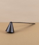 English Black Spun Iron Candle Snuffer