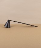 English Black Spun Iron Candle Snuffer