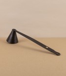 English Black Spun Iron Candle Snuffer