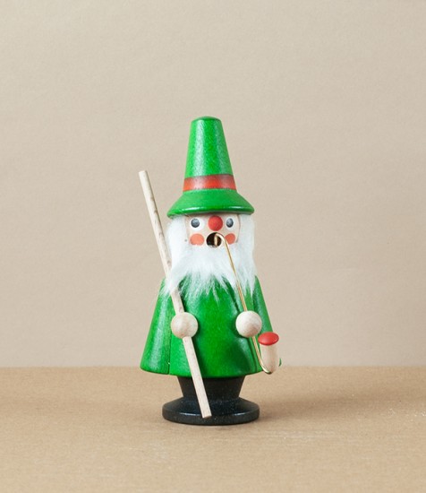 Green Smoking imp for use with mini incense cones