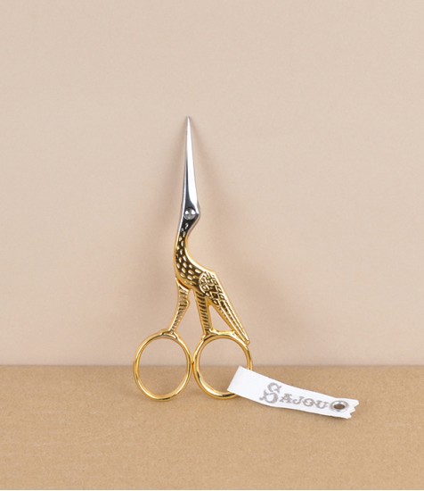 Sajou French Stork Embroidery Scissors