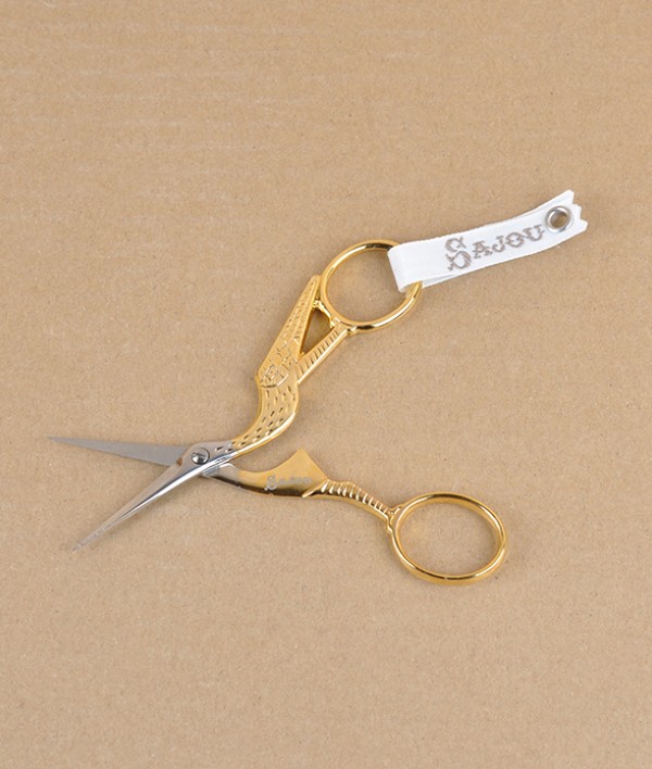 Sajou French stork embroidery scissors