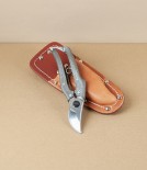 Nishigaki Leather Garden Tool Holster for Secateurs