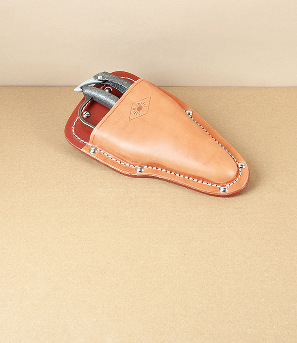 Nishigaki Leather Garden Tool Holster for Shears with Guard