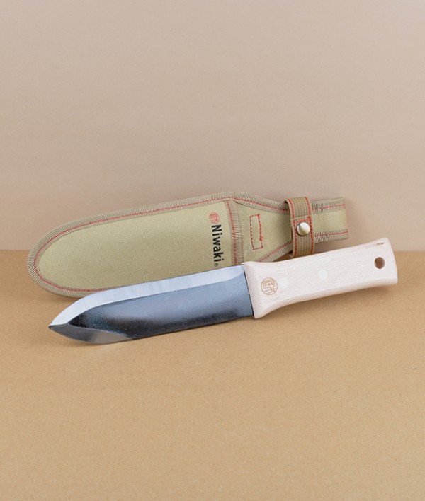 Niwaki hori hori with canvas holster