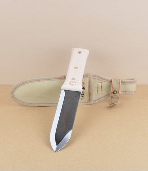Niwaki hori hori with canvas holster