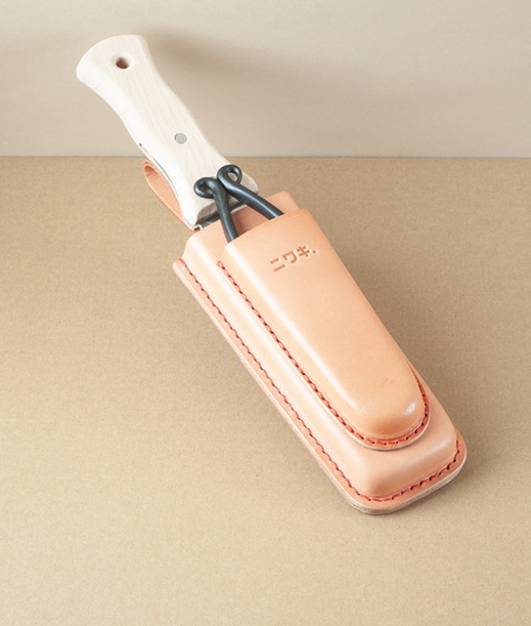 Niwaki Double Leather Garden Tool Holster
