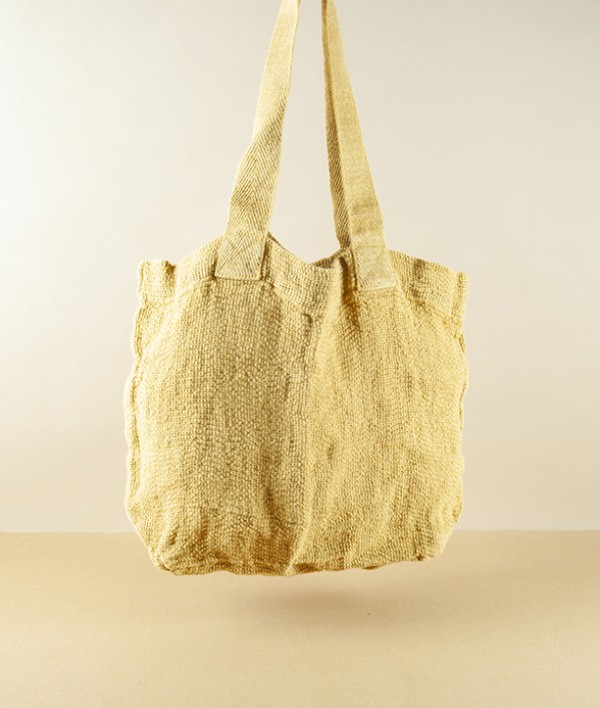 French Linen Woven Shopper, Oignon