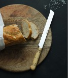 Nontron Bread Knife, Boxwood Handle, Stainless Steel