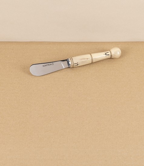 Nontron Butter Knife, Hand-Turned Boxwood Handle